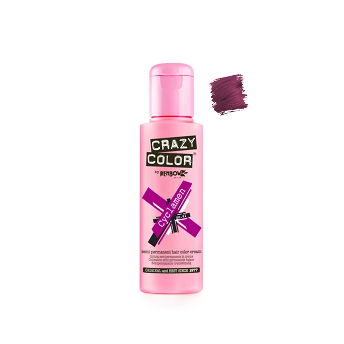 Crazy Color Cyclamen 100ml - Crema Colorante Ciclamino