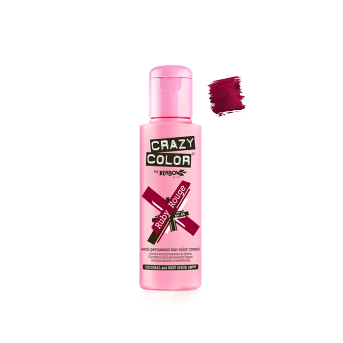 Crazy Color Ruby Rouge 100ml - Crema Colorante Rosso Rubino
