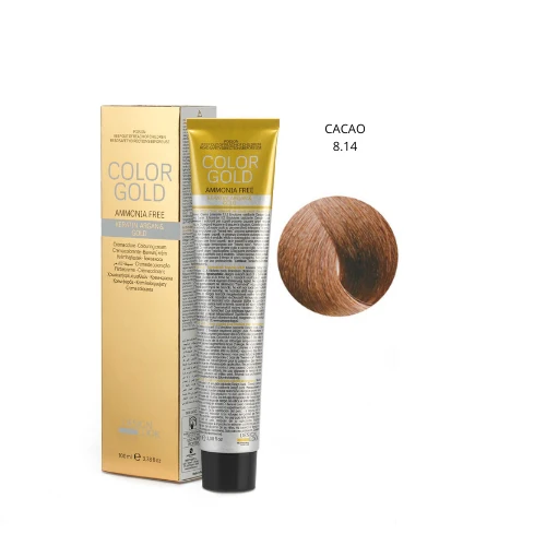 Design Look Color Gold Keratin 8.14 Free Ammoniaca 100ml - Cacao