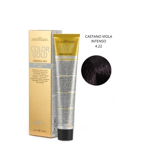 Design Look Color Gold Keratin 4.22 Free Ammoniaca 100ml - Castano Viola Intenso