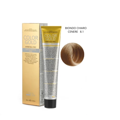 Design Look Color Gold Keratin 8.1 Free Ammoniaca 100ml - Biondo Chiaro Cenere