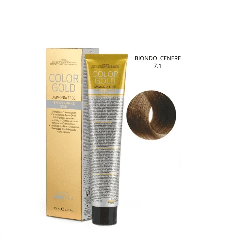 Design Look Color Gold Keratin 7.1 Free Ammoniaca 100ml - Biondo Cenere