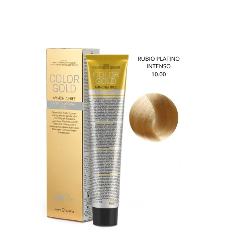Design Look Color Gold Keratin 10.00 Free Ammoniaca 100ml - Rubio Platino