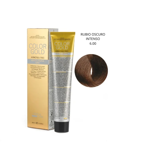 Design Look Color Gold Keratin 6.00 Free Ammoniaca 100ml - Rubino Oscuro Intenso