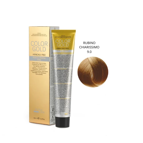 Design Look Color Gold Keratin 9.0 Free Ammoniaca 100ml - Rubino Chiarissimo