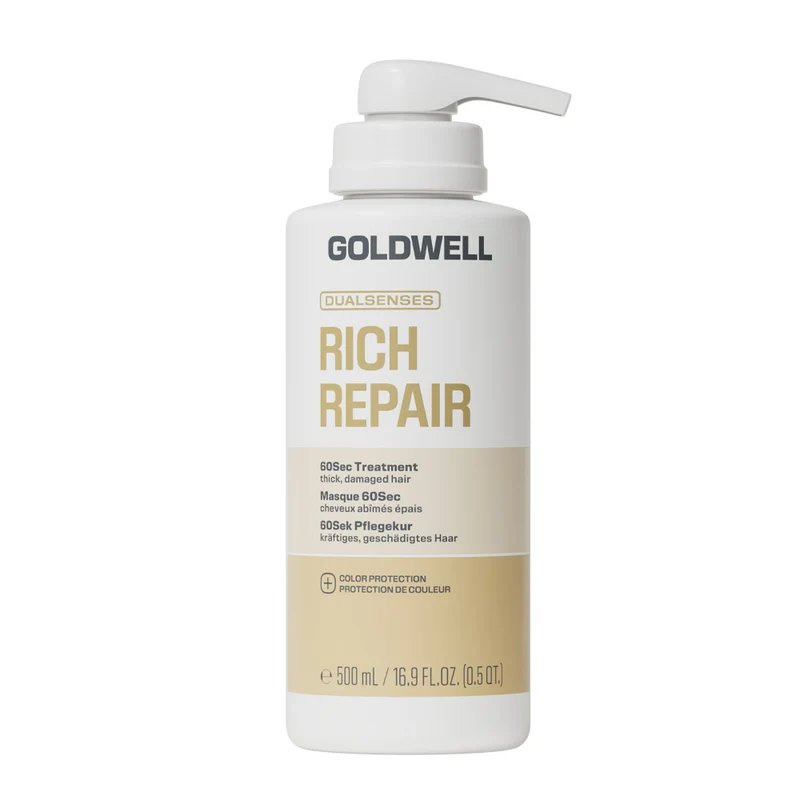 Goldwell Dualsenses Rich Repair 60sec Treatement 500ml - trattamento nutriente capelli danneggiati
