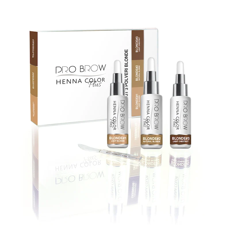 Pro Brow Kit Polveri Hennè Sopracciglia Blonde