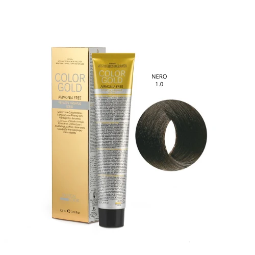 Design Look Color Gold Keratin 1.0 Free Ammoniaca 100ml - Nero