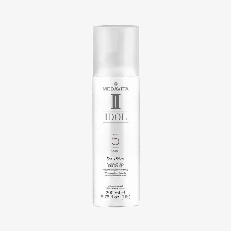 Medavita Idol Curly Glow Curl Control Hair Mousse 200ml