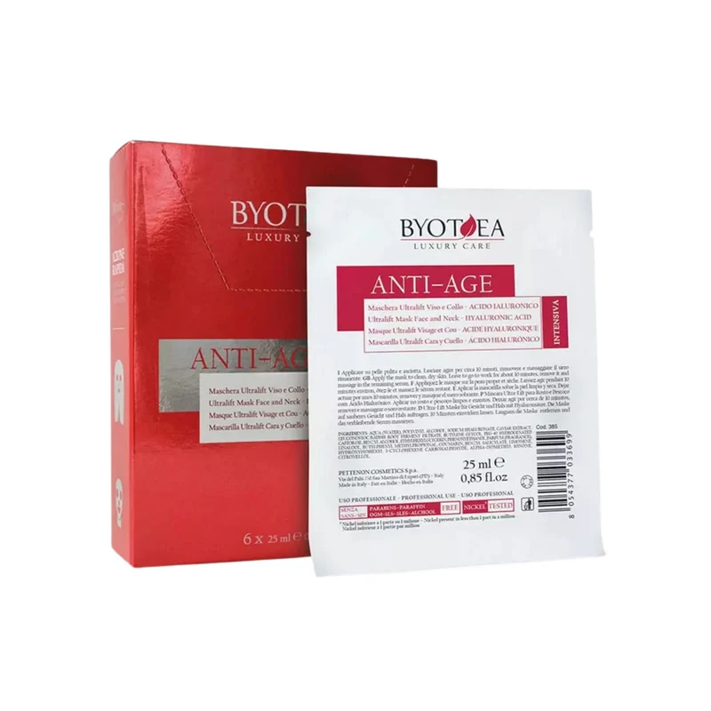 Byotea Maschera Ultra Lift Viso e Collo 6 x 25ml