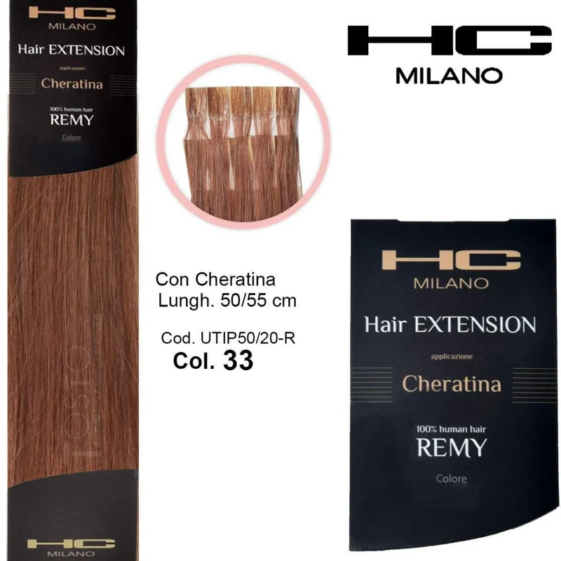 HC MILANO EXTENSION REMY CHERATINA N°613# 20PZ