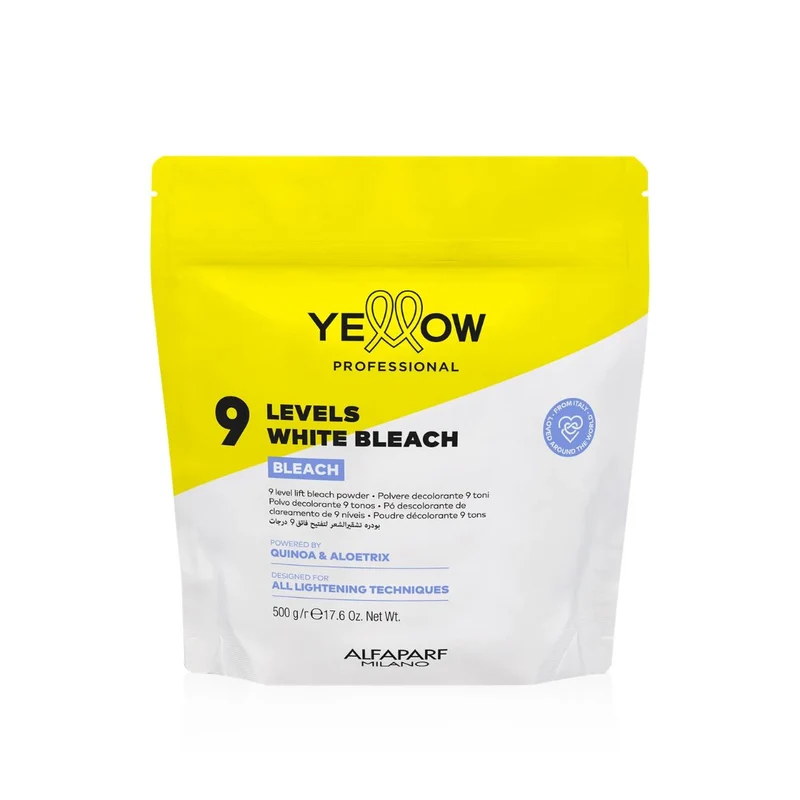 ALFAPARF YELLOW 9 LEVELS WHITE BLEACH 500GR