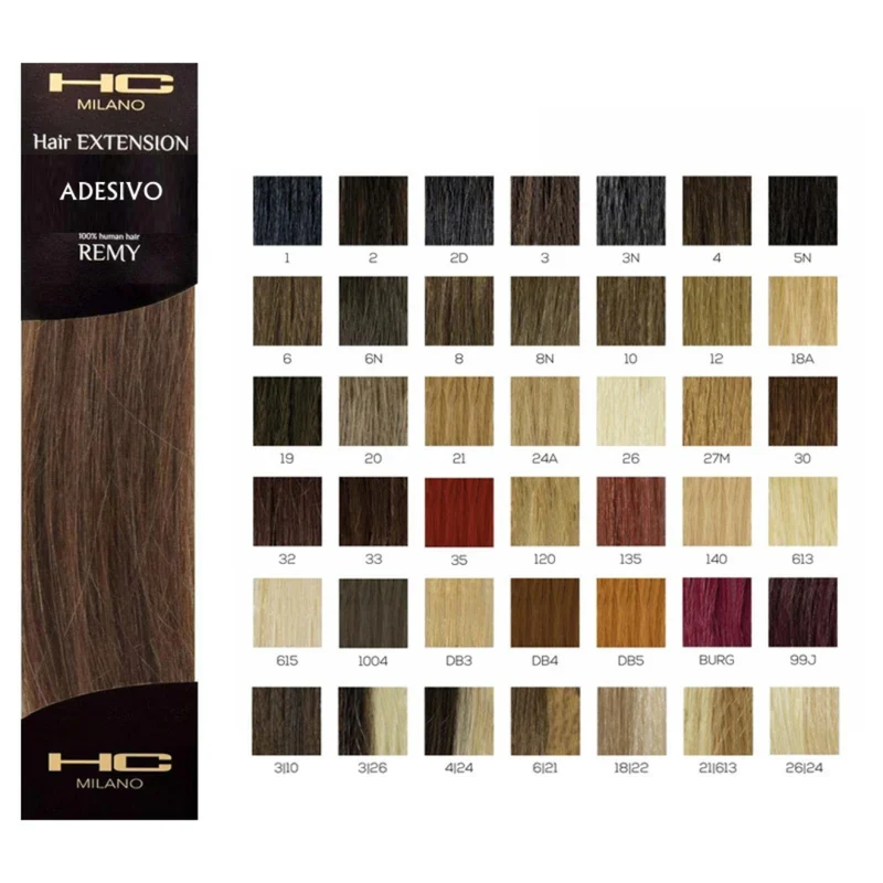 HC MILANO EXTENSION REMY ADESIVO N°1004
