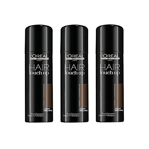 L'Oreal Hair Touch Up Light brown 75ml kit 3 pezzi