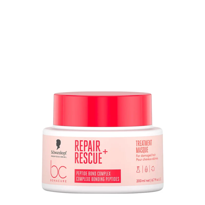Schwarzkopf Professional BC Bonacure Repair Rescue+ Treatment Masque 200ml - maschera capelli danneggiati