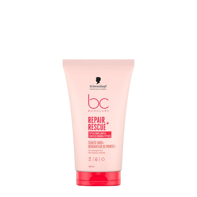 Schwarzkopf Professional Repair Rescue+ Sealed Ends+ 100ml - trattamento capelli danneggiati