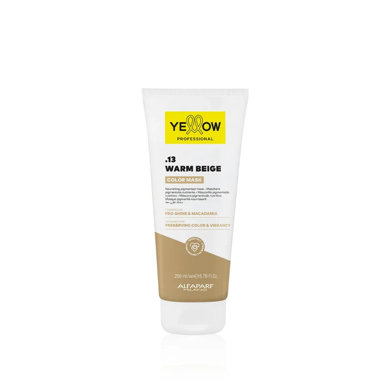 ALFAPARF YELLOW COLOR MASK .13 WARM BEIGE 200ML