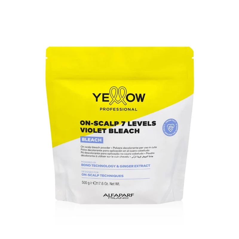 ALFAPARF YELLOW 7 LEVELS ON-SCALP VIOLET BLEACH 500GR
