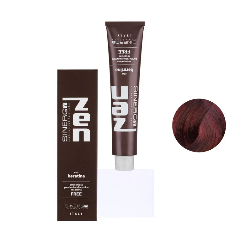Zen Color Keratin 4.6 Castano Rosso Free Ammoniaca 100ml