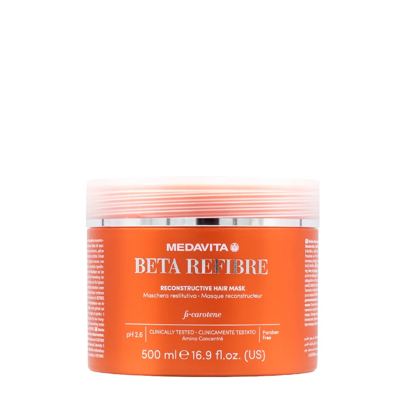 Medavita Lunghezze Beta Refibre Reconstructive Hair Mask 500ml - maschera ristrutturante per capelli danneggiati