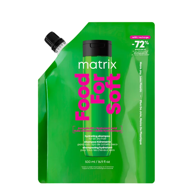 Matrix Food For Soft Shampoo Refill 500ml - eco-ricarica shampoo idratante