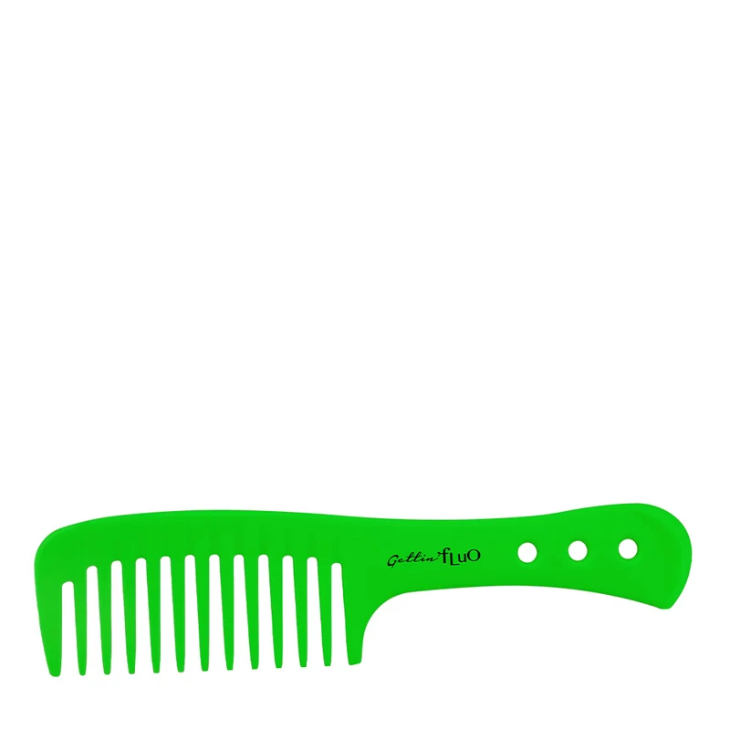 Gettin Fluo Pettine Con Manico Verde