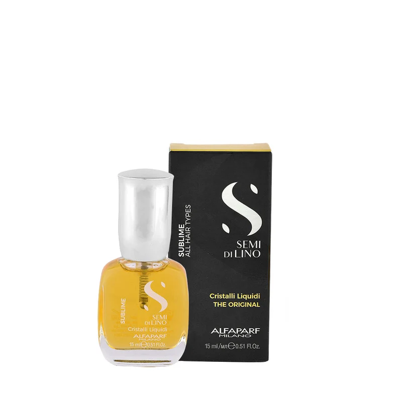 Alfaparf Milano Semi Di Lino Sublime Cristalli Liquidi The Original 15ml - siero illuminante