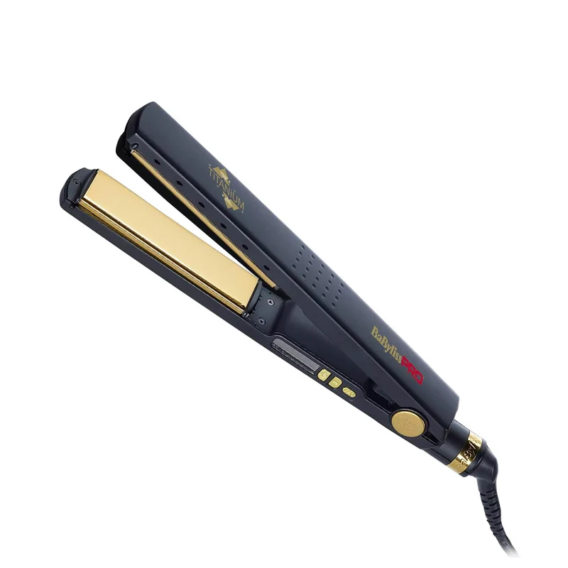 Babyliss Pro Piastra Black Titanium Ionic BAB3091BKTE - piastra con placche in titanio