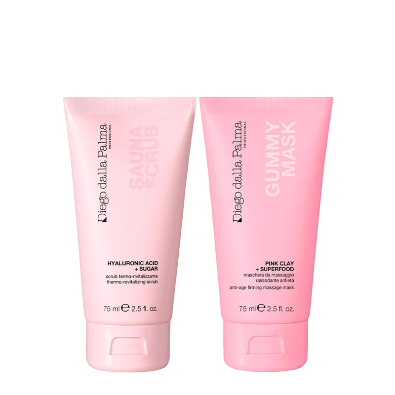 Diego dalla Palma Professional Super Scrub Sauna Scrub 75ml Gummy Mask Pink Clay 75ml