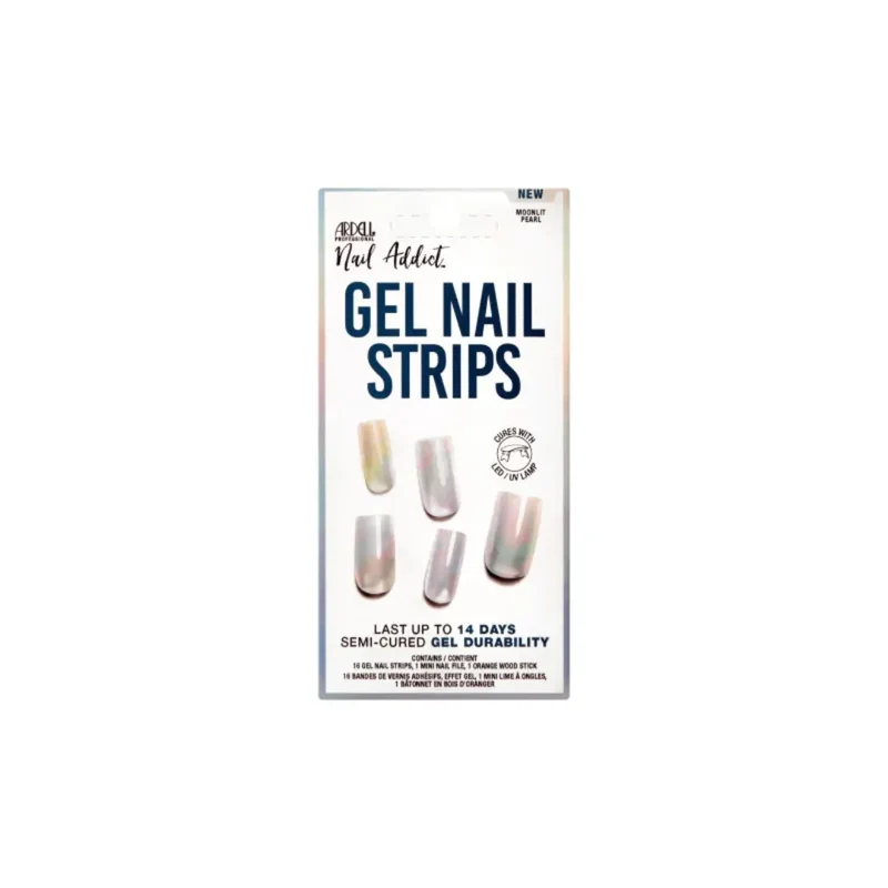 ARDELL GEL NAIL STRIPS MOONLIT PEARL