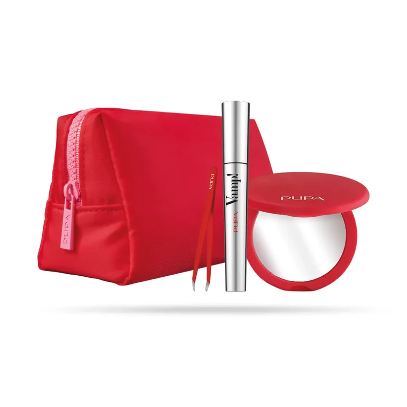 PUPA MAKE UP KIT MASCARA VAMP+PINZETTA+SPECCHIETTO