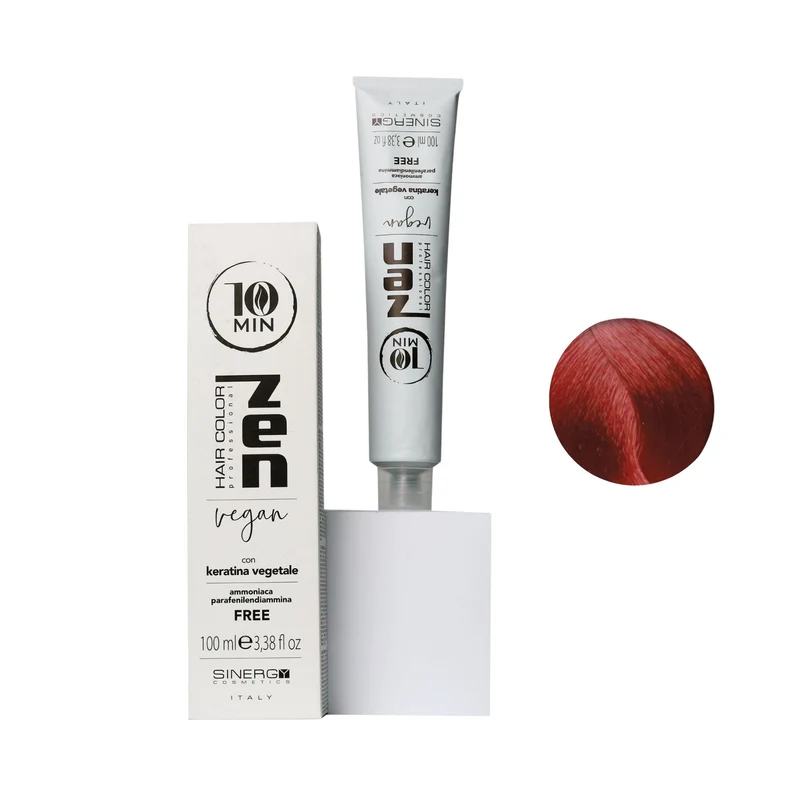Zen Color 10 minuti Keratin Vegetale 7.6 Biondo Rosso Free Ammoniaca 100ml