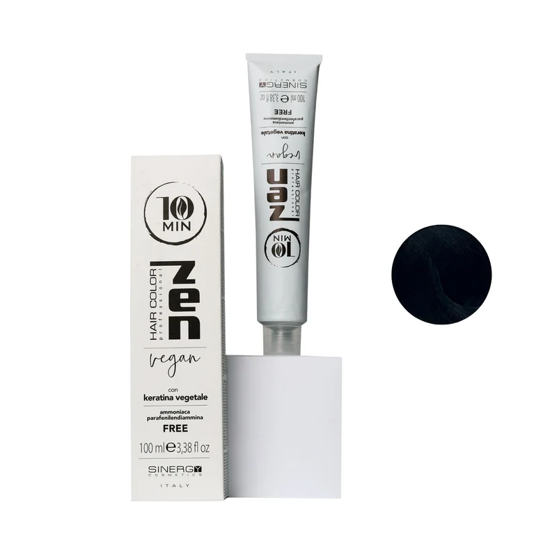 Zen Color 10 minuti Keratin Vegetale 1.0 Nero Free Ammoniaca 100ml