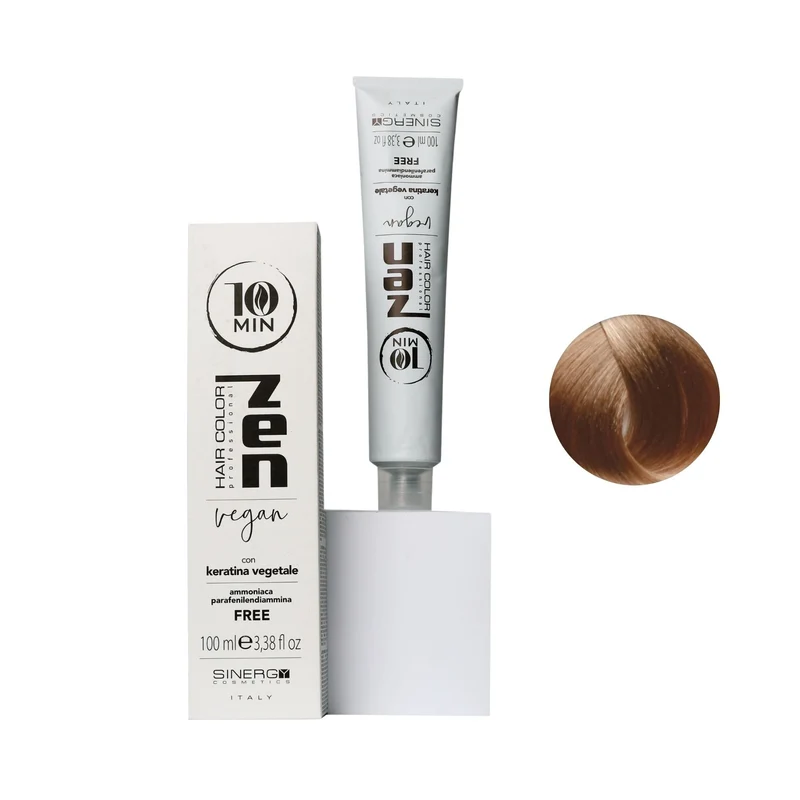 Zen Color 10 minuti Keratin Vegetale 9.0 Biondo Chiarissimo Free Ammoniaca 100ml