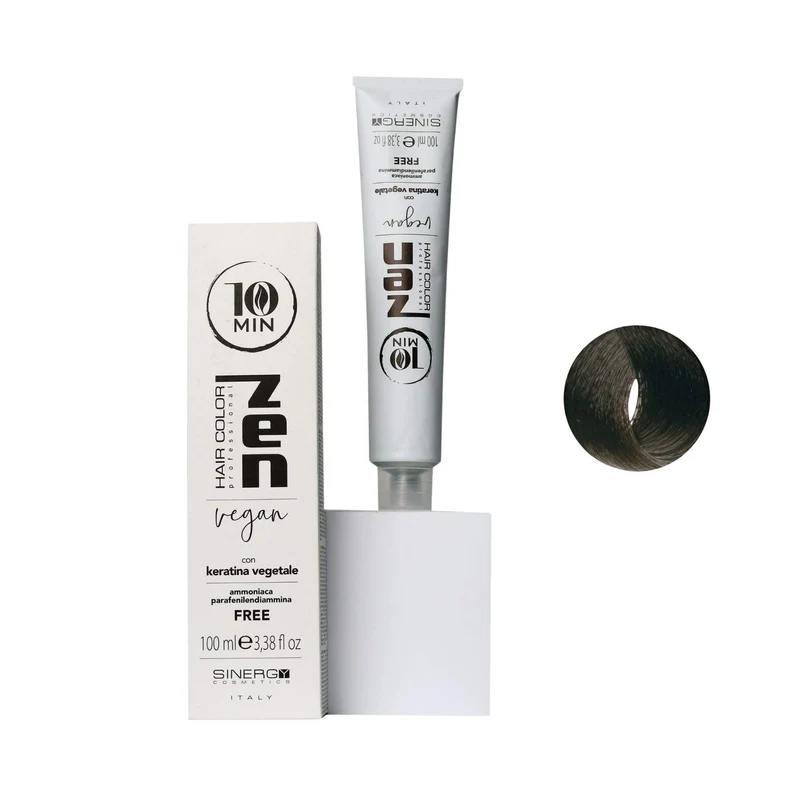 Zen Color 10 minuti Keratin Vegetale 4.0 Castano Free Ammoniaca 100ml