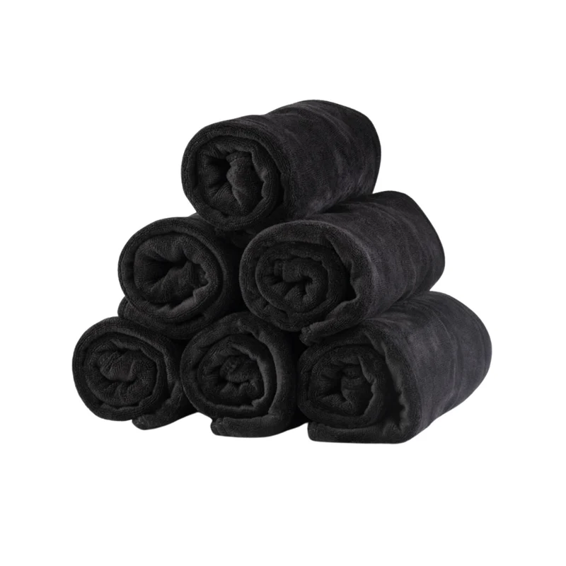 Labor Pro Asciugamano in Spugna Nero - 100% Cotone