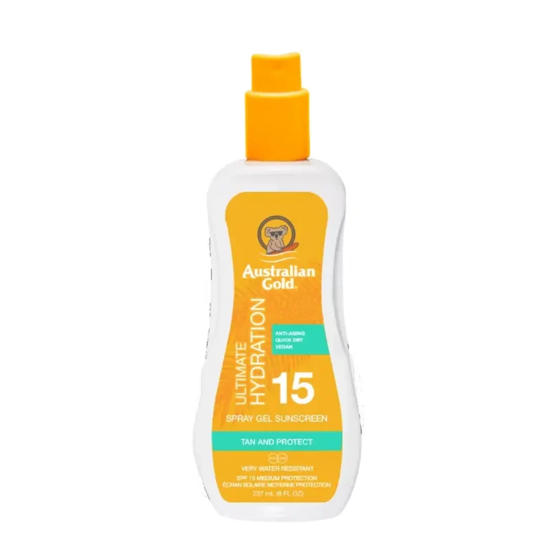 AUSTRALIAN GOLD HYDRATING SPRAY GEL SPF15 237ML