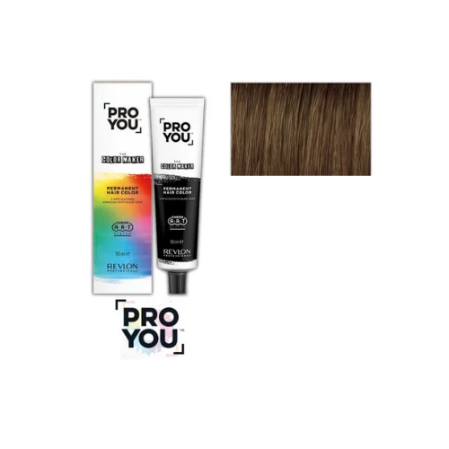 Revlon Proyou the color maker 7.82 biondo medio marrone freddo 90 ml