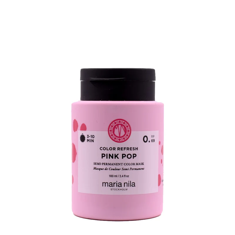 Maria Nila Colour Refresh Pink Pop 100ml - maschera colorata