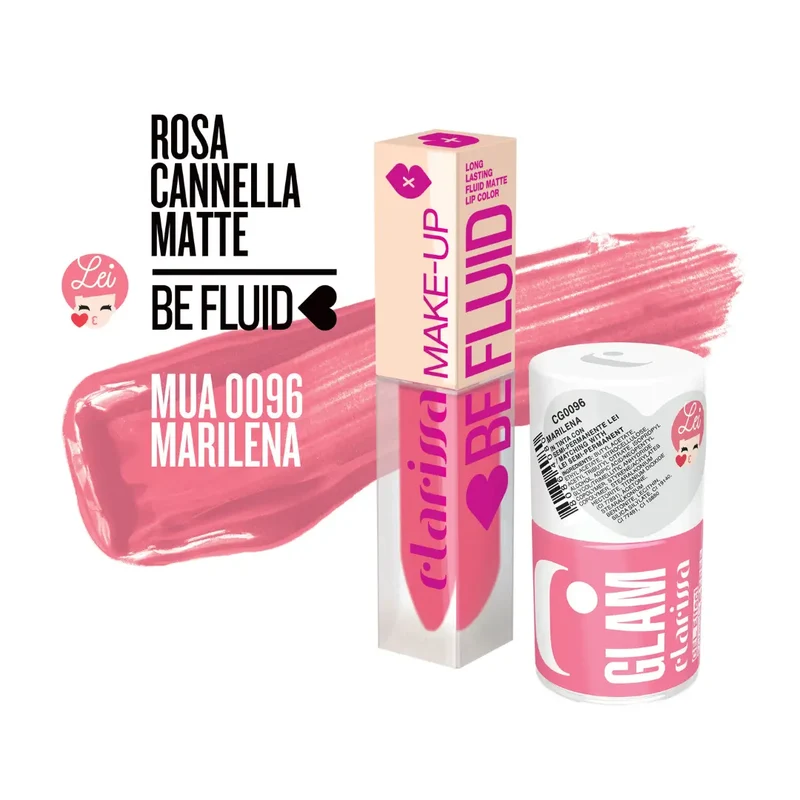 CLARISSA BE FLUID LIPCOLOR MARILENA-ROSA MATTE 4ML MUA0096