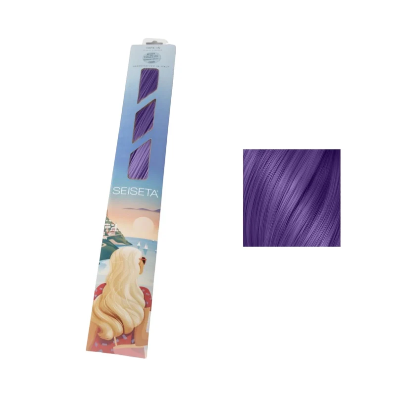 Seiseta Crazy Extension keratina Viola/63. 50/55cm - Extension Professionali per Capelli Cheratina