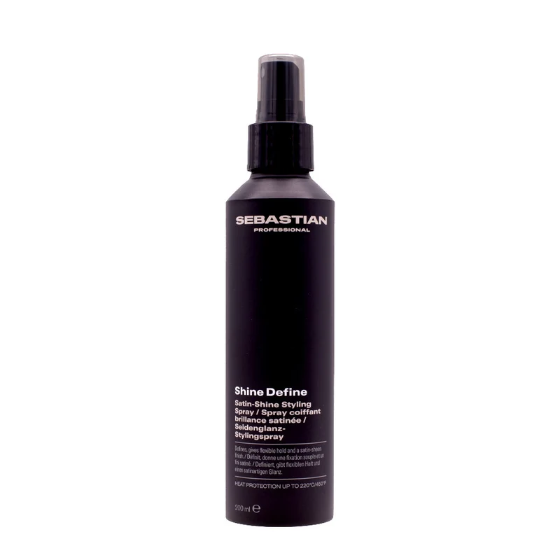 Sebastian Professional Shine Define Satin-Shine Styling Spray 200ml - spray termoprotettore illuminante