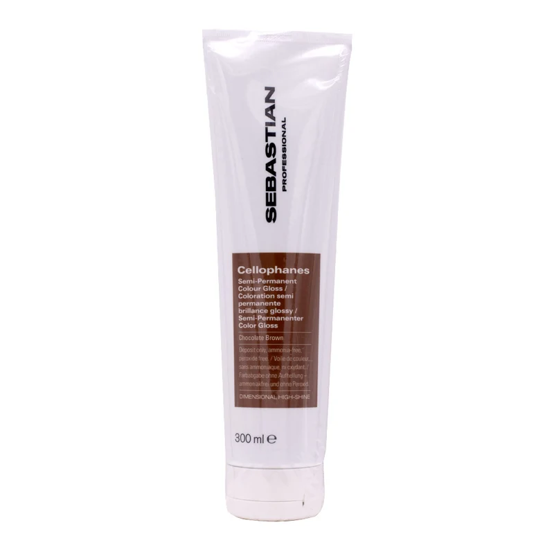 Sebastian Professional Cellophanes Semi-Permanent Colour Gloss Chocolate Brown 300ml - gloss illuminante semipermanente