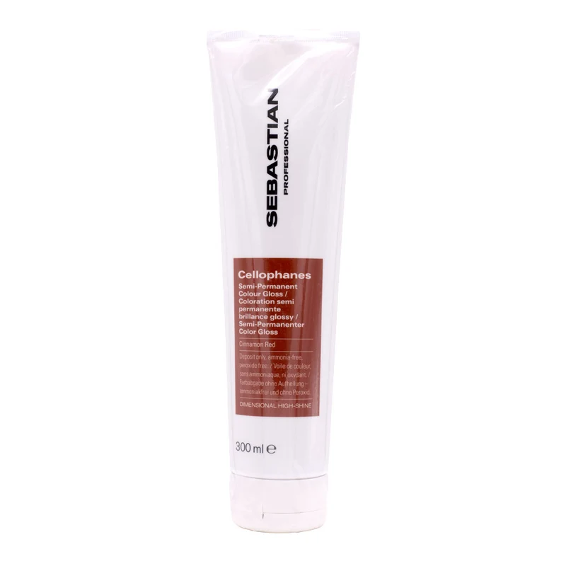 Sebastian Professional Cellophanes Semi-Permanent Colour Gloss Cinnamon Red 300ml - gloss illuminante semipermanente