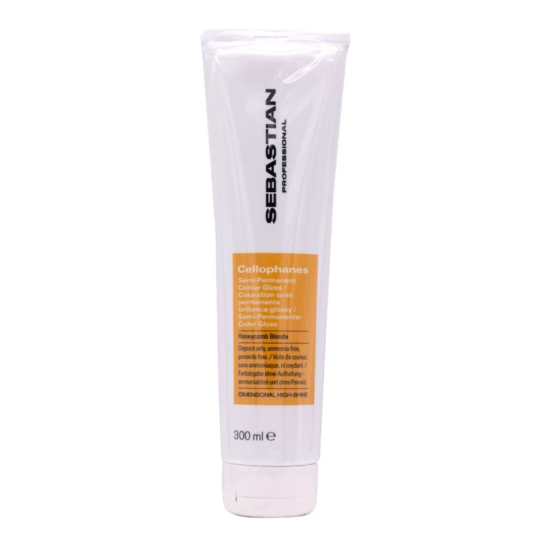 Sebastian Professional Cellophanes Semi-Permanent Colour Gloss Honeycomb Blonde 300ml - gloss illuminante