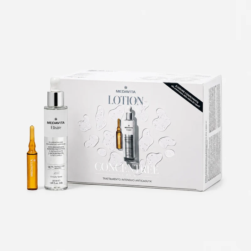 Medavita Lotion Concentrée Super Trattamento Anticaduta 12x7ml + Elisier 50ml