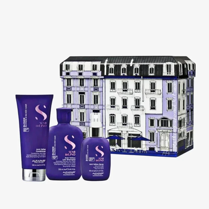 Semi di Lino Holiday Kit Blonde Alfaparf capelli biondi