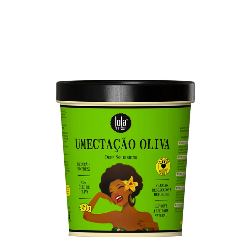 Lola From Rio Umectação Oliva Deep Nourishing Máscara 450gr - maschera super idratante capelli secchi e danneggiati