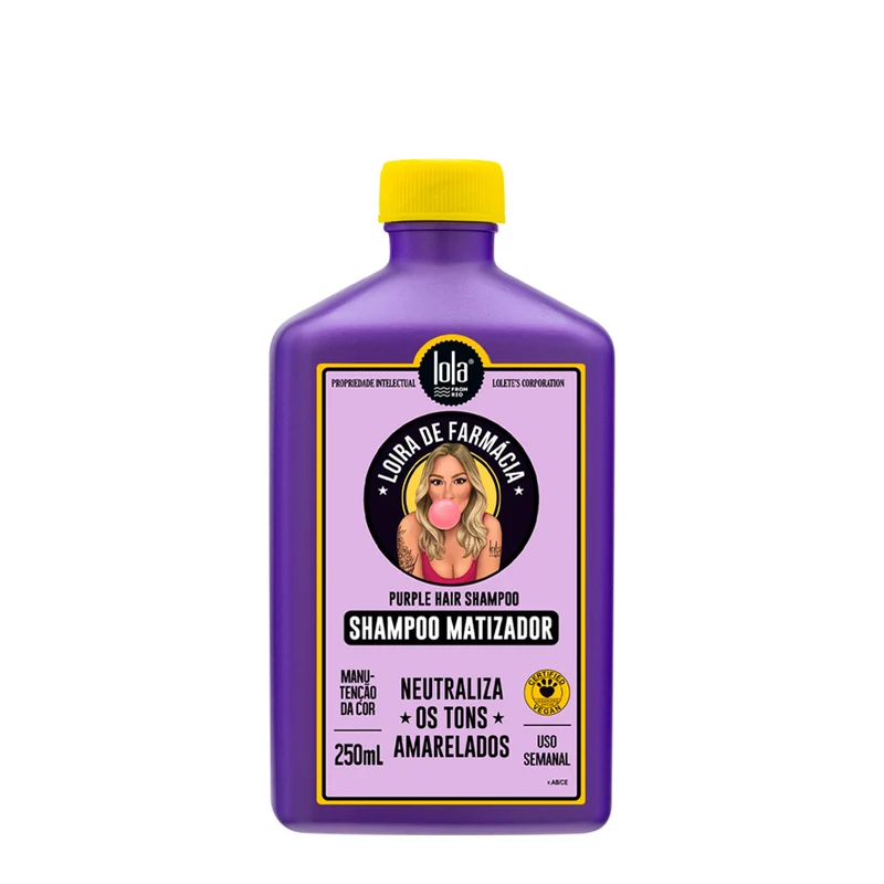 Lola From Rio Loira De Farmácia Shampoo Matizador 250ml - shampoo antigiallo