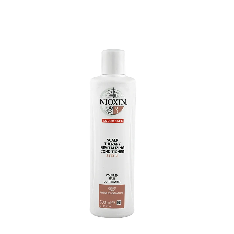 Nioxin Sistema3 Scalp Therapy Revitalizing Conditioner 300ml - balsamo per capelli colorati con diradamento lieve